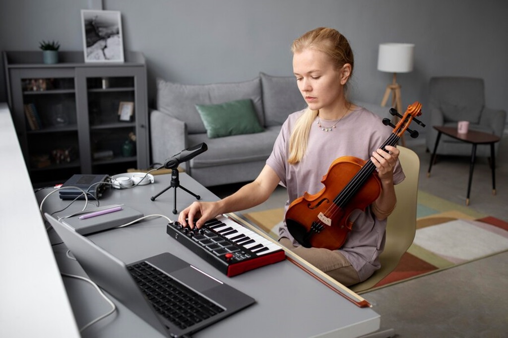 Using Technology Tools to Enhance Violin Practice