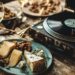 What makes gourmet food pairings ideal for vinyl parties