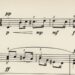 Musical notation showing dynamic markings from pianissimo to fortissimo on sheet music